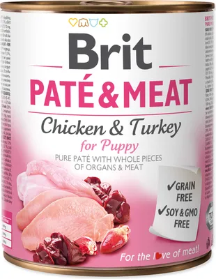 Zdjęcie produktu dla BRIT Paté & Meat Puppy 800 g