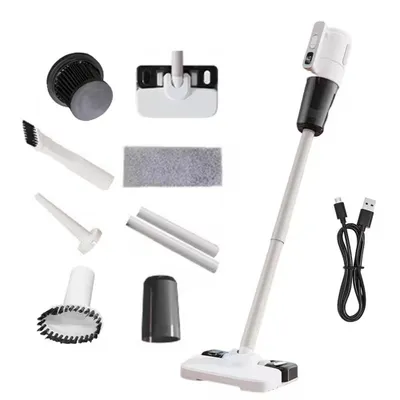 Produktbild von Handstaubsauger mit 50 W Leistung, tragbarer Haushaltsstaubsauger, USB-aufladbar, multifunktionales Reinigungsgerät, starke Saugkraft, leiser