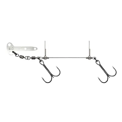 Zdjęcie produktu dla Savage Gear Pro Peg Blade Rig Large #1/0 10 cm 23 kg 0,78 mm 2 sztuki Akcesoria do zestawów na przynęty gumowe