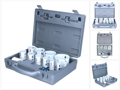 Produktbild von Bosch BIM Progressor PC Uni Lochsägen Set 14 tlg. ( 2608584667 ) 19 / 22 / 25 / 29 / 35 / 38 / 44 / 51 / 57 / 64 / 76 mm