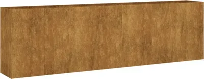 Image de vidaXL Lit surélevé 280x40x80 cm acier corten