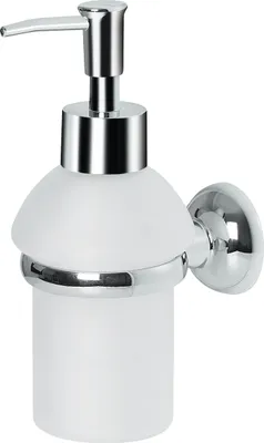 Produktbild von spirella Wand Seifenspender Bad Wandmontage 200ml Weiß Kleben oder Bohren