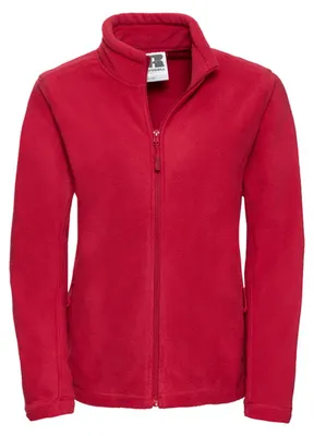 Produktbild von Russell - Fleecejacke Durchgehender Reißverschluss für Damen - Für Außen LT4984 (S) (Rot)