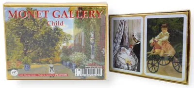 Image de Piatnik Cartes à jouer Monet Child Deluxe set double - cartes à jouer de luxe