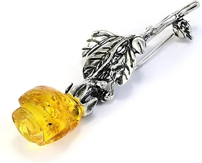 Produktbild von Silberne Brosche Glare47