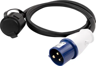 Produktbild von CEE-Stecker auf Schutzkontakt-Kupplung, McPower, 1,5m H07RNG 3G2,5, 230V, IP44