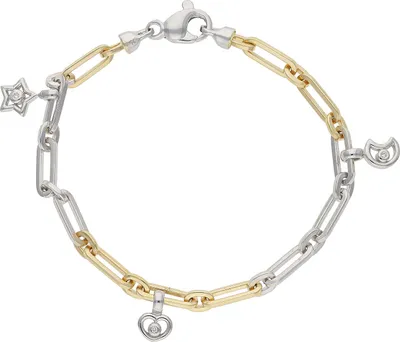 Produktbild von JuwelmaLux Armband 585 Gold und Weißgold mit Brillanten JL30-03-3196 19 cm