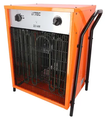 Produktbild von BTEC Elektroheizer Bauheizer Heizlüfter 22 kW 32A mit 2 Heizstufen und 1 Lüfterstufe