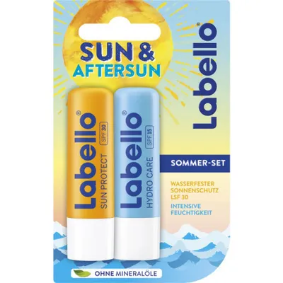 Produktbild von Labello Sun & Aftersun Lip Balm Set