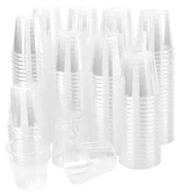 500 PS-Schnapsgläser 30 ml, transparent, wiederverwendbar, für Partys