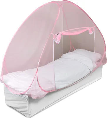 Image de Deconet Pop-up Moustiquaire tente I, Rose, 1 personne
