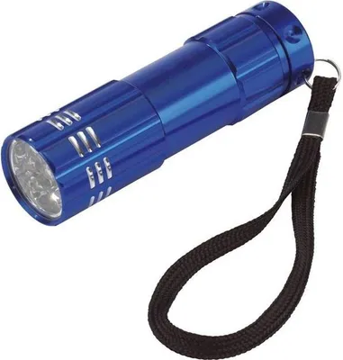 Produktbild von Kleine Taschenlampe - LED-Licht - Mini-Taschenlampe - Taschenlampe - Inspektionslampe - Mini-Beleuchtung - 9 LEDs - Blau - CHPN