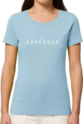 Produktbild von Sport-Knight® Damen Fitness T-Shirt Organisch "Get Shredded" Premium