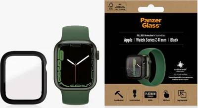 Immagine prodotto di PanzerGlass ® Protezione dello schermo Full Body Apple Watch Series 9 | 8 | 7 | 41mm | Nero