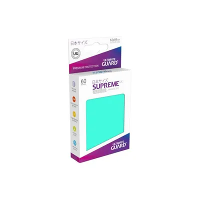 Produktbild von Ultimate Guard Supreme UX Sleeves Japanische Größe Türkis (60)