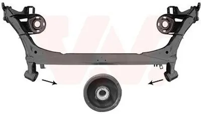 Produktbild von VAN WEZEL Achsträger 5880629 Hinten für VW Golf IV Schrägheck (1J1)