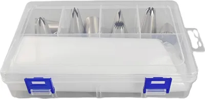 Produktbild von Spritztüllen Set Edelstahl + 20 Spritzbeutel Vintagecake