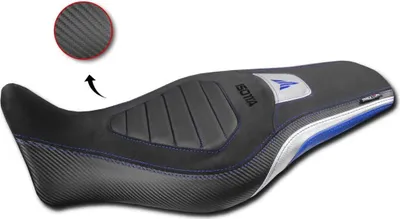 Produktbild von Isotta Schwarz Blau Weiß Sitzbezug Yamaha MT-09 2021-2024