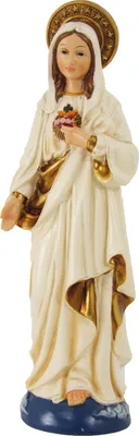 Produktbild von Heiligenfigur Maria mit Herz 21 cm Polyresin Deko Statue
