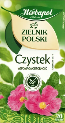 Zdjęcie produktu dla Zielnik Polski Czystek - suplement diety 20tb 2,0g