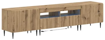 Produktbild von vidaXL 5-teiliges LED TV Schrank Artisan-Eiche Holzwerkstoff