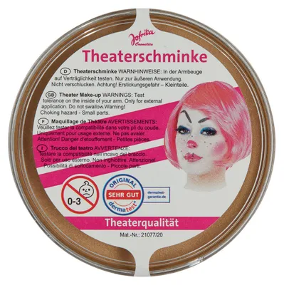 Produktbild von Max Bersinger 837-09-011, Theater-Make-up-Herstellungsset für Kinder, Gold