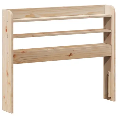 Produktbild von vidaXL Kopfteil mit Ablagen 100 cm Massivholz Kiefer