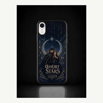 Productafbeelding van iPhone X / XS hoesje, telefoonhoesje, beschermhoesje, case met sterrenhemelmotief – LUNØIR ©