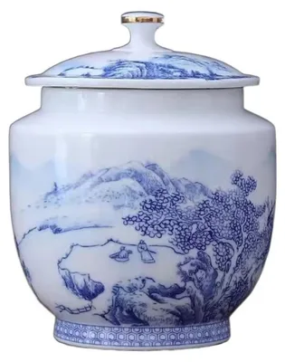 Imagen del producto de Taza de té de cerámica con un hermoso diseño pintado