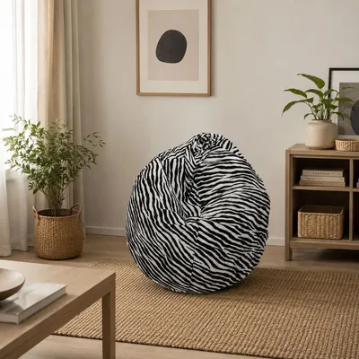 Immagine prodotto di Talamo Italia Pouf Lorenza 80x80x120h cm Nero, Sfoderabile Nero  Italy