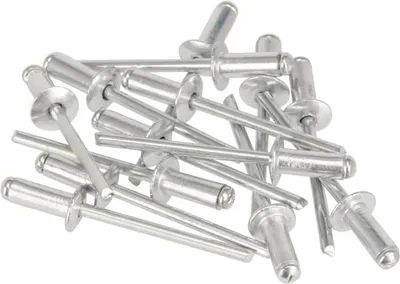 Zdjęcie produktu dla Kraftmann 75848, Niewidoczny nit, Aluminium, Aluminium, Łeb kopułkowy, BGS 75845, 400, 403, 401, 4 mm