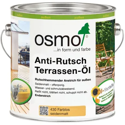 Produktbild von OSMO Farblos 430 Terrassen-Öle Anti-Rutsch-Öl 0,75L