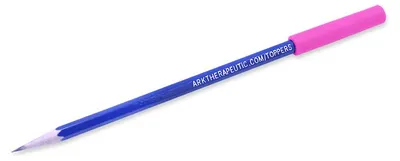 Image de ARK Therapeutic : Accessoire pour crayon, jouet à mâcher. Cet accessoire coloré et lisse pour crayon est conçu pour être mâché pendant les activités scolaires ou les devoirs.