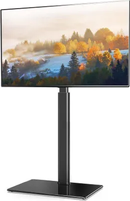Produktbild von Bodenständer für 32-60 Zoll TV, drehbar und höhenverstellbar, Max VESA 600x400mm, schwarz, stabil