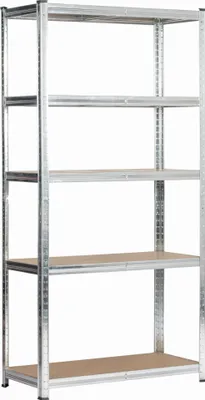 Produktbild von Akord Metallregal Silber 90X40X180 Cm