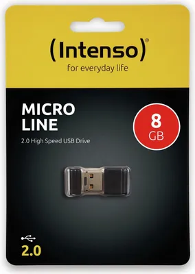 Immagine prodotto di Intenso - Chiavetta USB - 8 GB - USB 2.0 - Nero