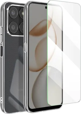 Produktbild von Mayaxess, 2-in-1 Schutzset Hülle + Panzerglas für Honor 400 Smart robust, Transparent