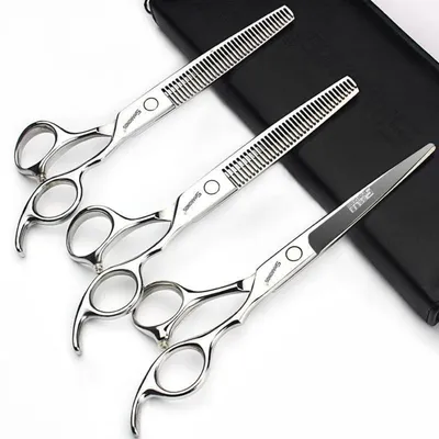 Produktbild von Haarschneide-Set 6.5/7/7.5 Zoll Edelstahl Schere 3-teilig