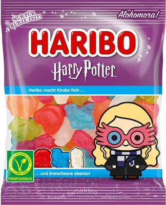 Zdjęcie produktu dla Haribo Harry Potter guma owocowa Luna Lovegood opakowanie wegetariańskie 160g