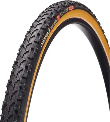 Zdjęcie produktu dla Opona składana Challenge Baby Limus Pro 33-622 czarna/brązowa – Handmade Cyclocros...