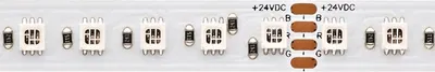 Produktbild von SIGOR 19,2W/m LED-Streifen RGB 5m 120LED/m IP20 24V 700lm