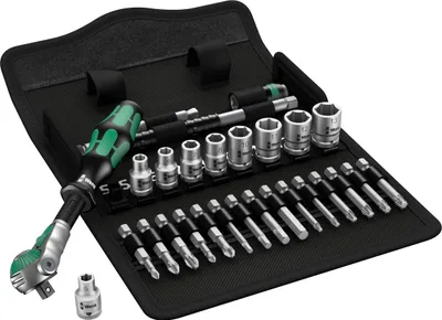 Produktbild von Steckschlüsselsatz 8100 SA 6 28-tlg.1/4 Zoll SW 5-13mm Z.72 6KT WERA