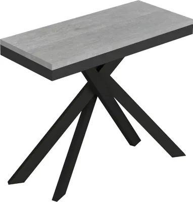 Produktbild von Ausziehbare Konsole 90x40/300 cm Saki Evolution Betonanthrazitrahmen