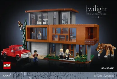 Produktbild von LEGO Ideas Das Haus der Cullens aus Twilight, Sammler- und Erinnerungsstück zum Film; Vampir-Deko, 7 Minifiguren, darunter auch Bella Swan, Geschenk für erwachsene Fans - 21354