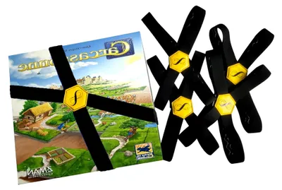 Produktbild von Elastische Bänder für Brettspiel-Boxen: Halten Sie Ihre Brettspiele, Tischspiele, RPGs, Kartenspiele und andere Boxen während der Reise und Lagerung sicher und geschützt mit rutschfester Textur