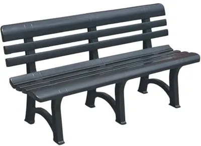 Produktbild von Gartenbank aus Kunststoff für 3 bis 4 Personen - Wetterfeste Außenbank für Balkon, Terrasse und Veranda