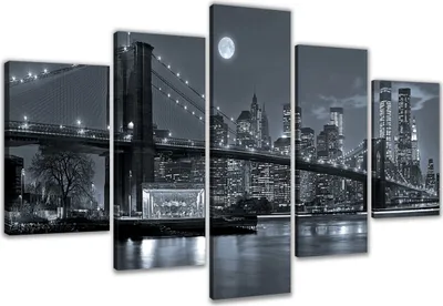 Obrázek produktu pro Obraz 200 x 100 cm na plátně New York USA 6314 - Obrazy/nástěnný obraz/umělecký tisk je připraven zarámovat