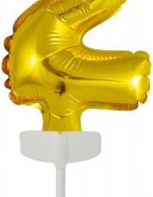 Produktbild von Amscan 9912676, Spielzeugballon, Folie, Gold, 5 Stück(e)