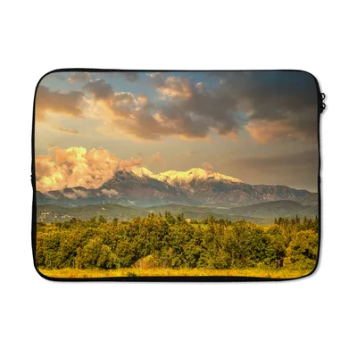 Produktbild von MuchoWow® Laptop Hülle 14 ZollFrankreich - Boom - Berg Laptoptasche - Laptoptasche - Stoßsicher - Schutzhaube