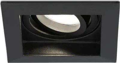 Image de HOFTRONIC - Spot LED encastrable Fresno 4W 345lm 4000K Carré Dimmable Noir IP20